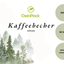 Kaffeebecher schwarz