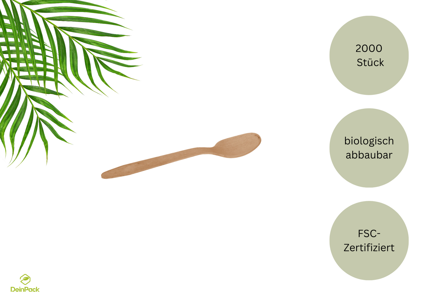 Kaffeelöffel Holz Birke