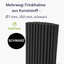 Mehrweg-Trinkhalme aus Kunststoff - Ø7mm Länge 150mm - schwarz