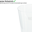 Mehrwegbecher PP transparent, leichter Mehrweg-Trinkbecher, Hartplastik - 0,2l