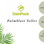Palmblatt Teller 25 Stück 24x16x2,5 cm rechteckig