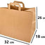 Umweltschonende Papier Tragetaschen 50 Stück 32 x 18 x 26 cm
