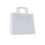 DeinPack 400 x Papier Tragetaschen weiß 26 x 17 x 26 cm