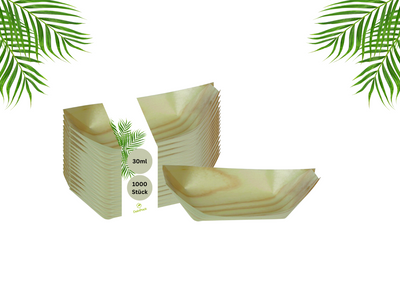 Pinienboot 1000 Schiffchen 30ml | Länge 8cm Breite 6cm Höhe 1cm