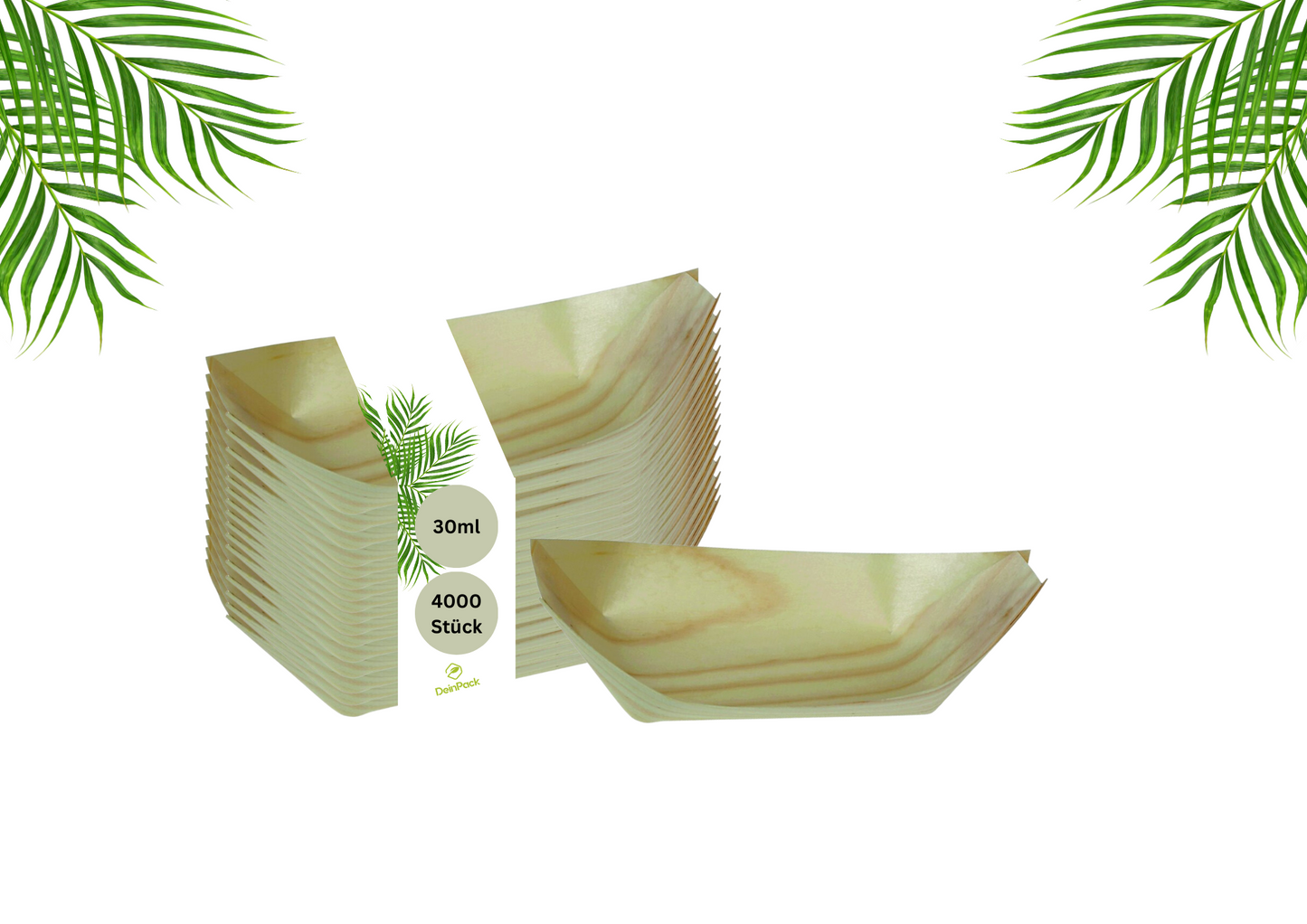 Pinienboot 4000 Schiffchen 30ml | Länge 8cm Breite 6cm Höhe 1cm