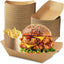 DeinPack Snackschale Pappe  800 ml 500 Stück Fingerfood Einweg Schiffchen mit Biobeschichtung