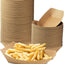 DeinPack Snackschale Pappe  800 ml 500 Stück Fingerfood Einweg Schiffchen mit Biobeschichtung
