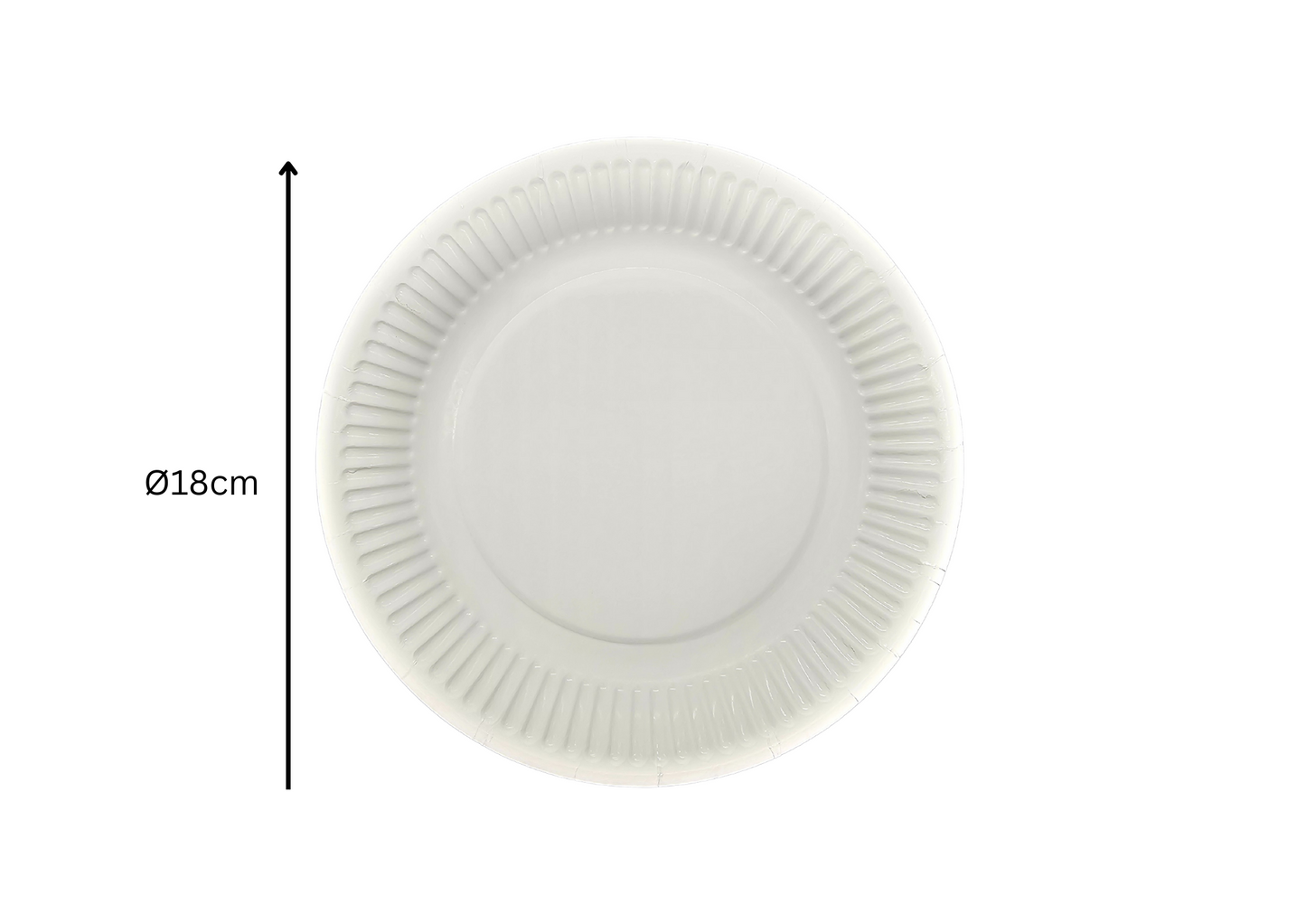 Pappteller weiß