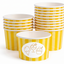Eisbecher bunt gestreift aus Kraftpapier – 120 ml / 180 ml / 240 ml