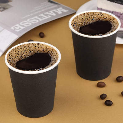 Kaffeebecher schwarz I Probierbecher Trinkbecher | div. Größen