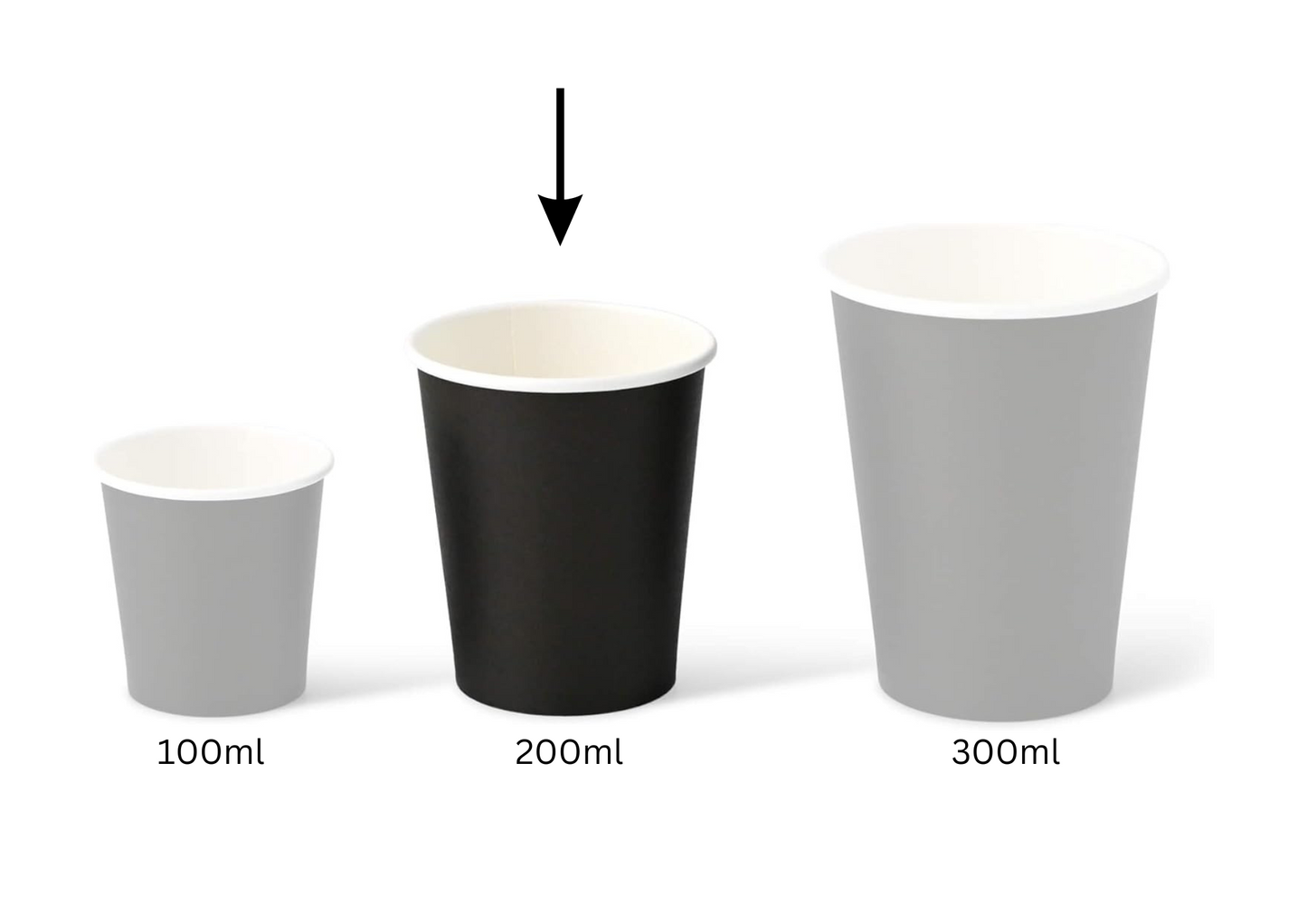 Kaffeebecher schwarz