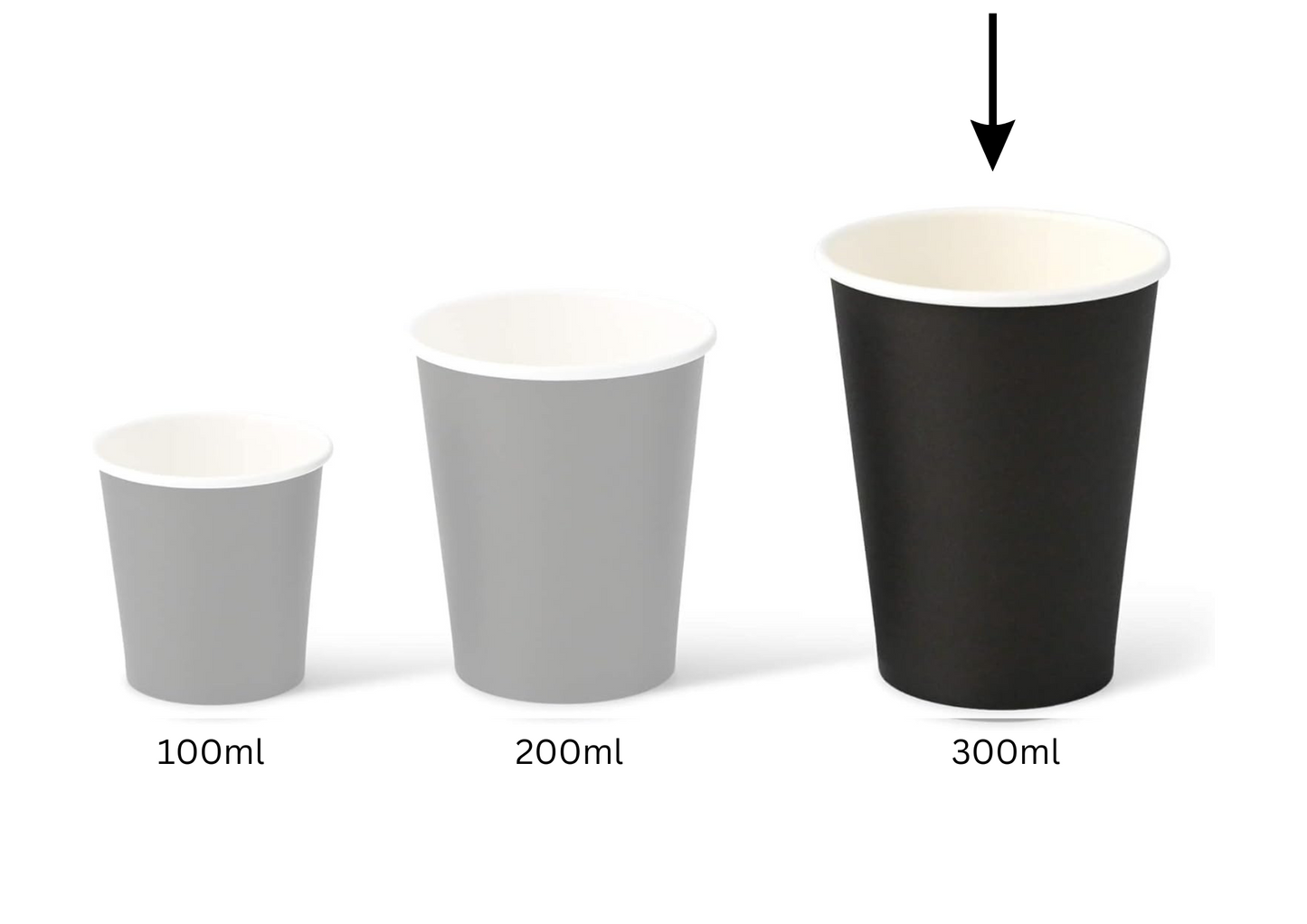 Kaffeebecher schwarz
