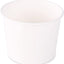 Eisbecher Papp-Becher, 550ml, Pappe-weiß, Ø115x77mm, 50 Stück