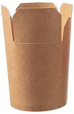 Asia Box To Go Kraftpapier mit Deckel – 470–710 ml Food Box