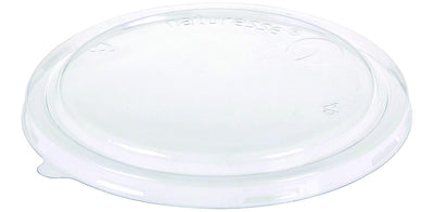 DeinPack 50 Einweg-Deckel für Salatschalen 1100 ml und 1300 ml I Nachhaltige Einweg Plastik-Deckel mit 50% recyceltem PET I Einweg Salatschale Deckel Ø 18,5 cm rund transparent recycelbar