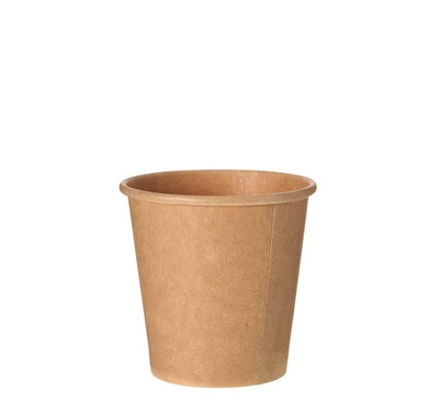 Espresso To-Go Becher 100ml, braun, Ø62x62mm, 200 Stück