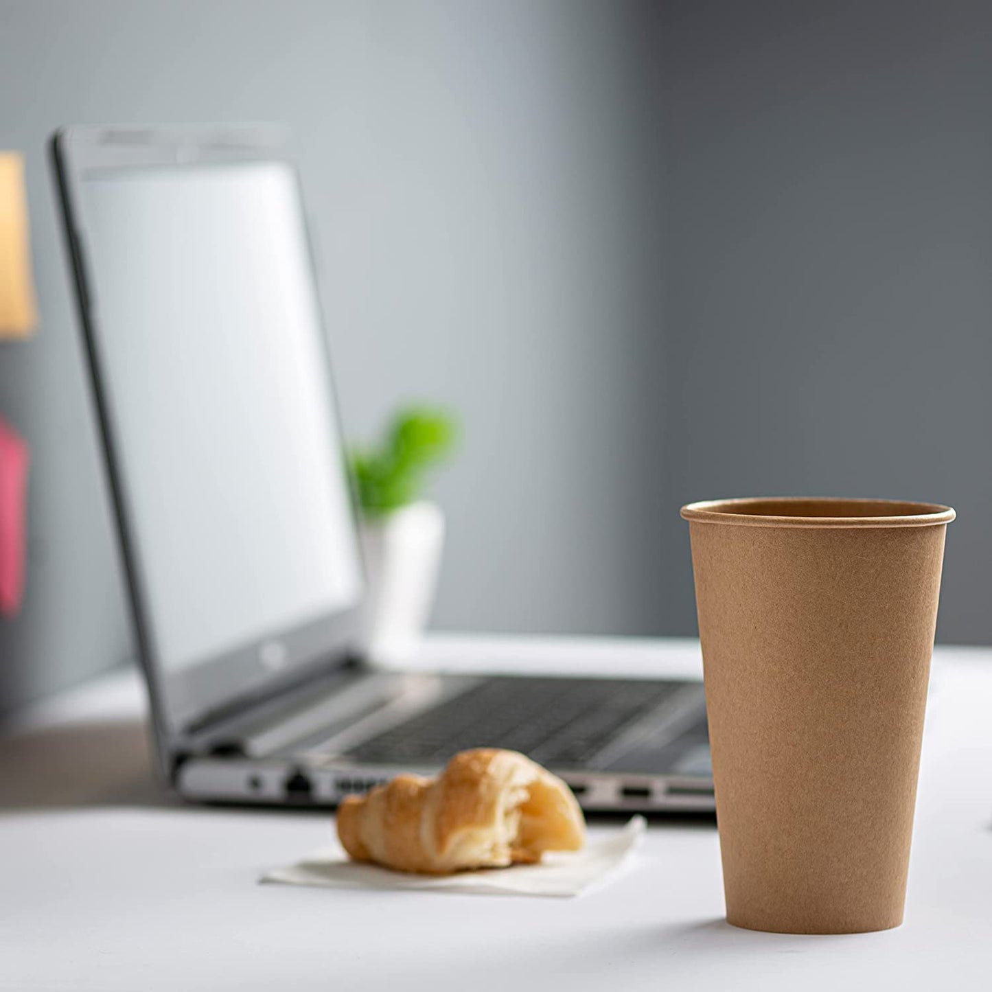 Coffee To-Go Pappbecher 300ml, kraft-braun, Ø90 x 110mm, 50 Stück